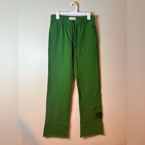 Honor The Gift Green Wide Leg Sweatpants NWOT